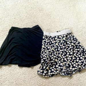 2 skater skirts